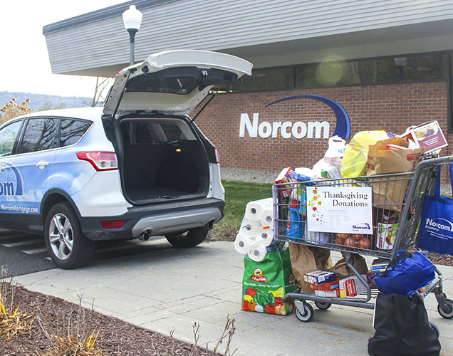 Loading the car - giving back to the communities we serve
